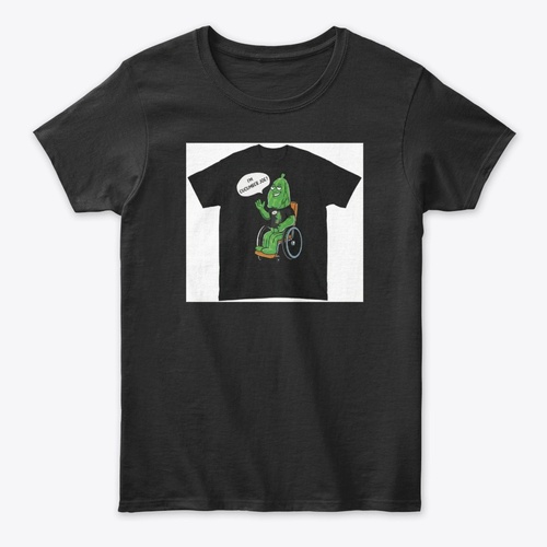 Cucumber Joe classic black short-sleeve t-shirt with brand graphic